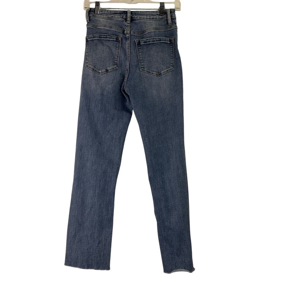 Mica Denim Women's Aniello Super High Rise Straight Leg Jeans Size 24 - Picture 6 of 8